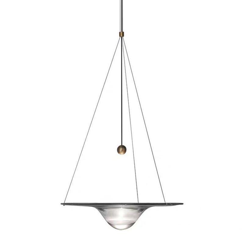 Hesitation Lamp Стеклянный подвесной светильник, имитирующий каплю воды Прозрачное Стекло Латунь Hesitation Lamp Стеклянный подвесной светильник, имитирующий каплю воды Прозрачное Стекло Латунь в Липецке | Loft Concept