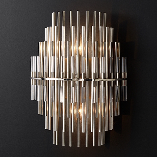Бра Restoration Hardware Emile Sconce Chrome Прозрачный Латунь Античная полированная Оловянный Бра Restoration Hardware Emile Sconce Chrome Прозрачный Латунь Античная полированная Оловянный в Липецке | Loft Concept