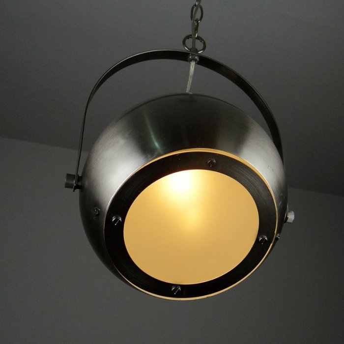 Подвесной светильник Loft Industrial restaurant lamp Серебряный Подвесной светильник Loft Industrial restaurant lamp Серебряный в Липецке | Loft Concept