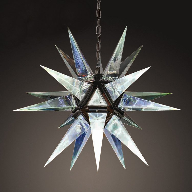 Люстра Rock Сrystal Star Chandelier GOLD Черный Люстра Rock Сrystal Star Chandelier GOLD Черный в Липецке | Loft Concept