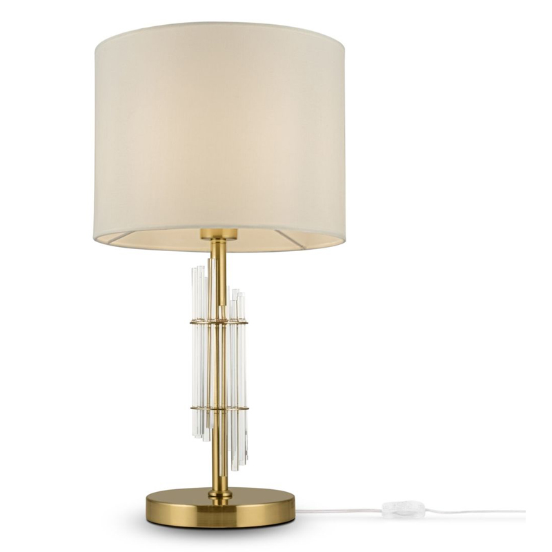 Настольная лампа Aldrich light Table Lamp Латунь Белый Настольная лампа Aldrich light Table Lamp Латунь Белый в Липецке | Loft Concept