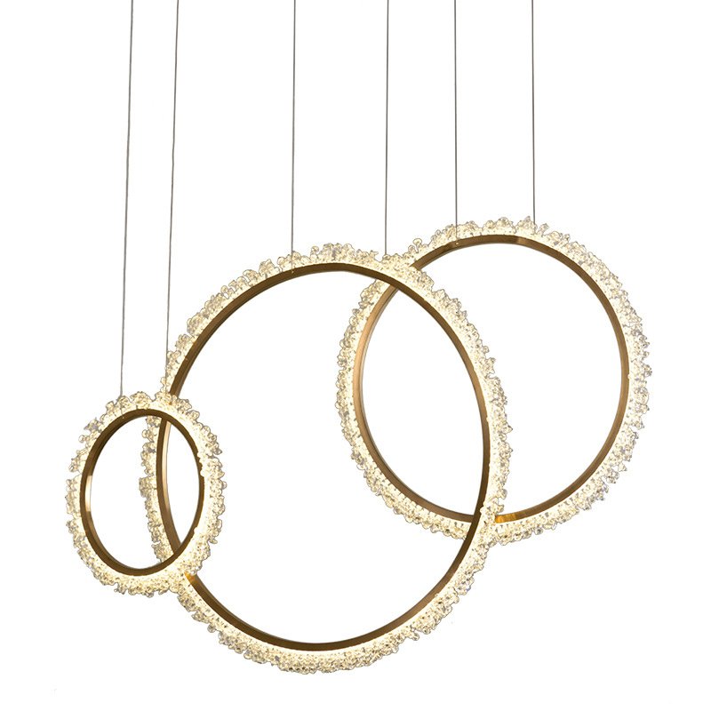 Люстра Prometheus Ring Золотой Люстра Prometheus Ring Золотой в Липецке | Loft Concept
