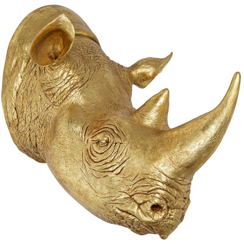 Аксессуар на стену Golden Rhino Золотой Аксессуар на стену Golden Rhino Золотой в Липецке | Loft Concept