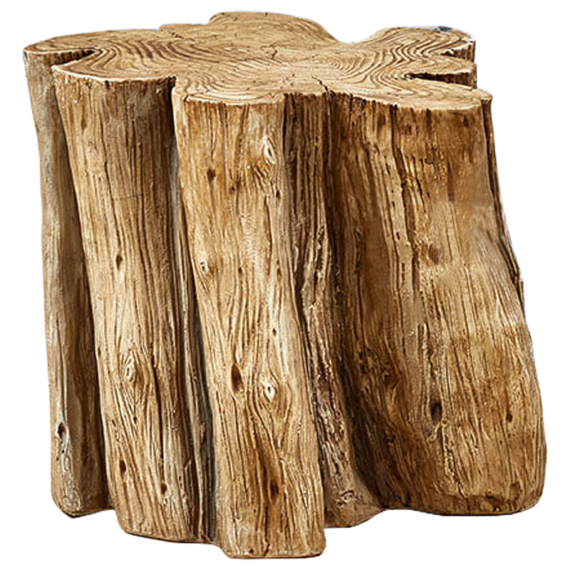Приставной стол Wavy Stump Side Table Коричневый Приставной стол Wavy Stump Side Table Коричневый в Липецке | Loft Concept