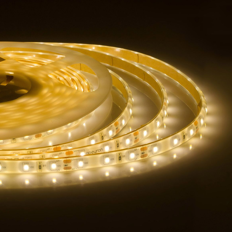 Светодиодная влагозащищенная лента 6W/m 60LED/m 2835SMD теплый белый 5M Белый Светодиодная влагозащищенная лента 6W/m 60LED/m 2835SMD теплый белый 5M Белый в Липецке | Loft Concept
