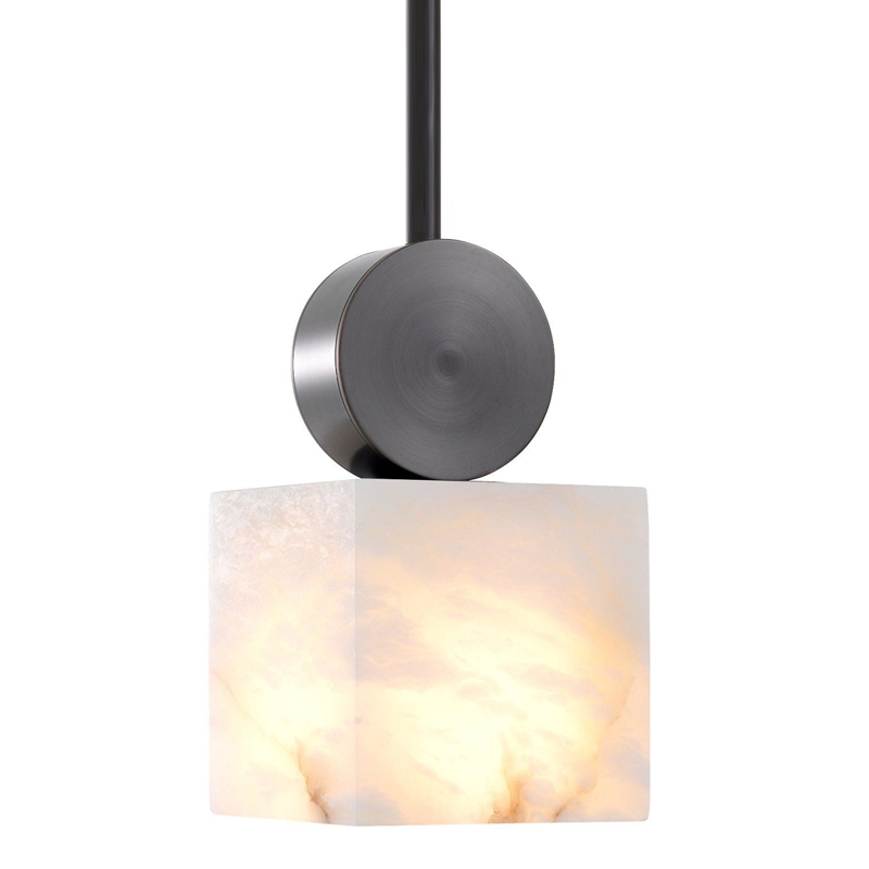 Подвесной светильник Eichholtz Pendant Etruscan Square Bronze Темная бронза Белый Подвесной светильник Eichholtz Pendant Etruscan Square Bronze Темная бронза Белый в Липецке | Loft Concept