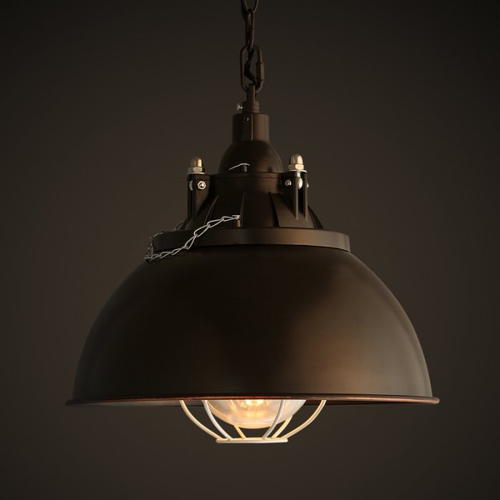 Светильник Loft Industrial Metal Cage Вreamboat Черный Светильник Loft Industrial Metal Cage Вreamboat Черный в Липецке | Loft Concept