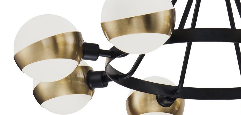 Люстра Hold Ball Brass Chandelier 8 Люстра Hold Ball Brass Chandelier 8 - Loft-Concept в Липецке