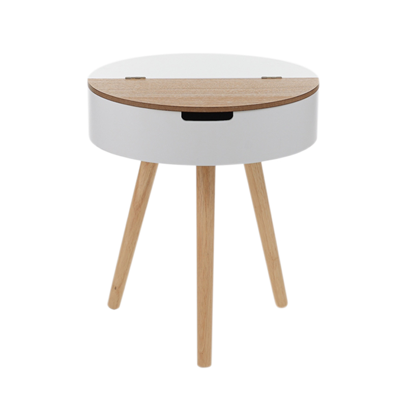 Тумбочка Stockholm White & Beige Bamboo Белый Бежевый Тумбочка Stockholm White & Beige Bamboo Белый Бежевый в Липецке | Loft Concept