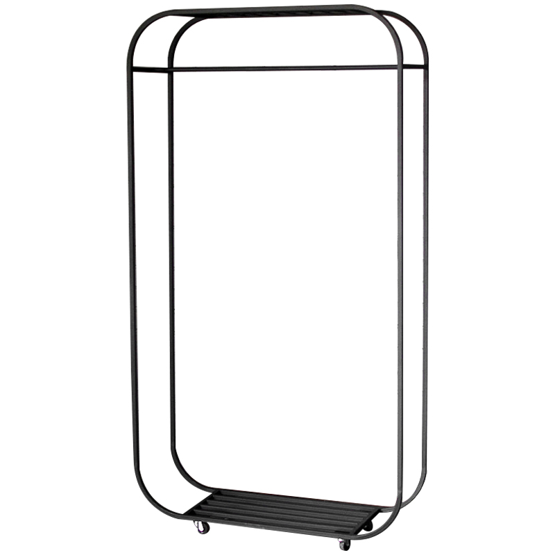 Рейл Kieron Industrial Metal Rust Clothes Rail Черный Рейл Kieron Industrial Metal Rust Clothes Rail Черный в Липецке | Loft Concept