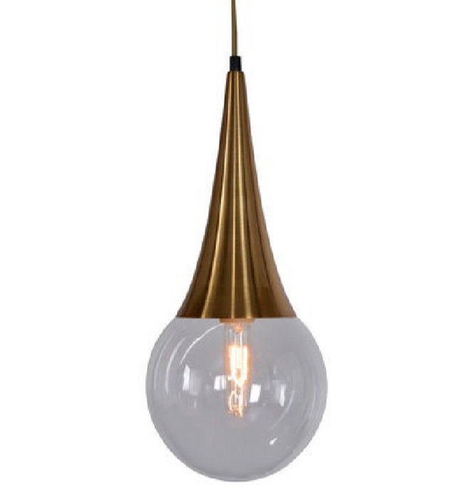 Подвесной светильник Drop Pendant lamp Латунь Античная полированная Подвесной светильник Drop Pendant lamp Латунь Античная полированная в Липецке | Loft Concept