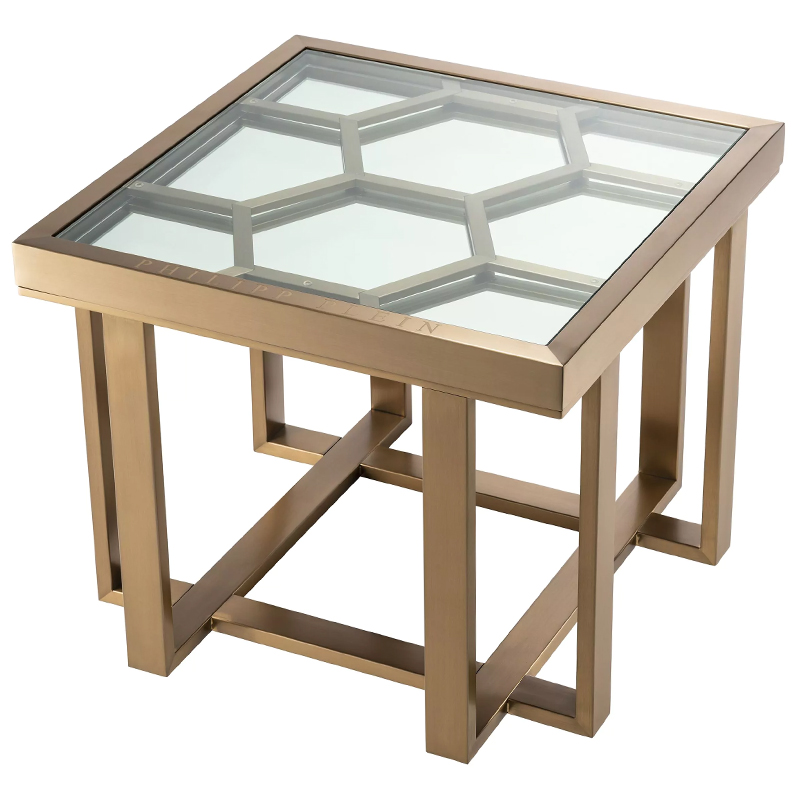 Приставной стол Philipp Plein Side Table Skeleton Золотой Прозрачное Стекло Зеркало Приставной стол Philipp Plein Side Table Skeleton Золотой Прозрачное Стекло Зеркало в Липецке | Loft Concept