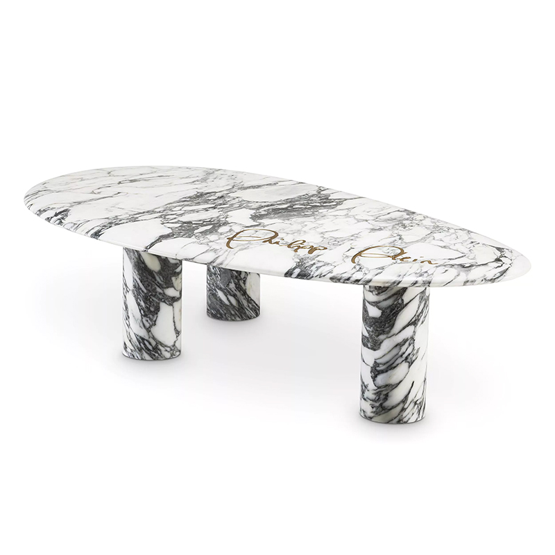 Кофейный стол Philipp Plein Coffee Table Forte Белый Белый Мрамор Bianco Кофейный стол Philipp Plein Coffee Table Forte Белый Белый Мрамор Bianco в Липецке | Loft Concept