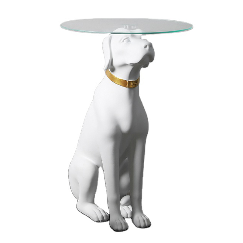 Приставной стол White Dog Table Белый Приставной стол White Dog Table Белый в Липецке | Loft Concept