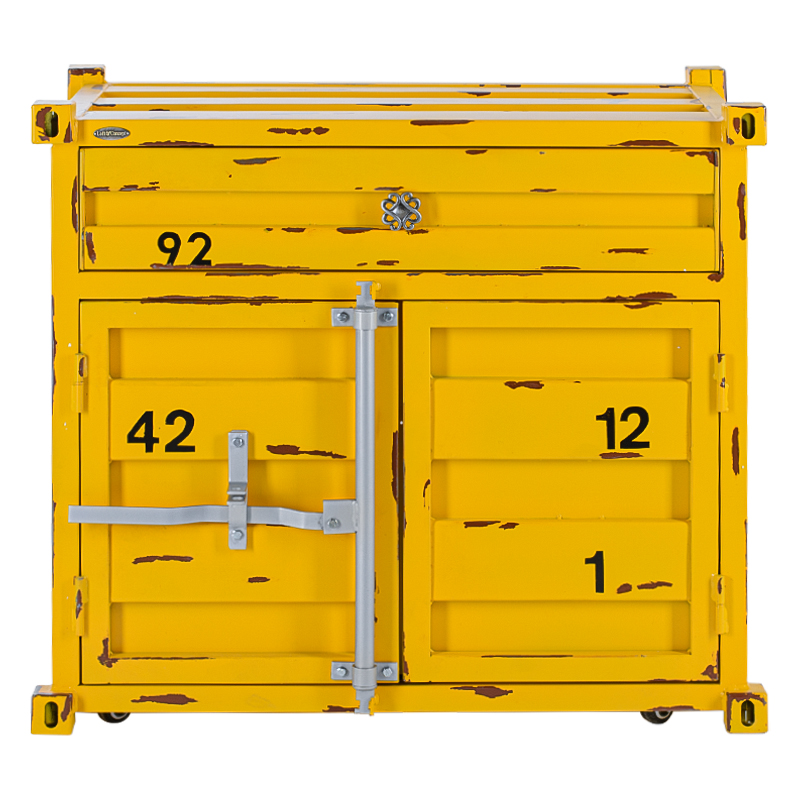 Комод Морской контейнер Sea Container Two doors and one drawer Желтый Красный Синий Голубой Оранжевый Серый Черный Белый Зеленый Комод Морской контейнер Sea Container Two doors and one drawer Желтый Красный Синий Голубой Оранжевый Серый Черный Белый Зеленый в Липецке | Loft Concept