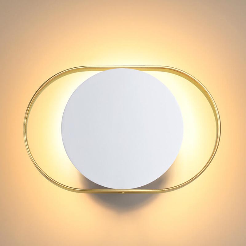 Бра Globo Ocular Sconce Oval White Золотой Белый Бра Globo Ocular Sconce Oval White Золотой Белый в Липецке | Loft Concept