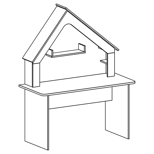 Письменный стол в детскую Tiny Town Desk Письменный стол в детскую Tiny Town Desk в Липецке