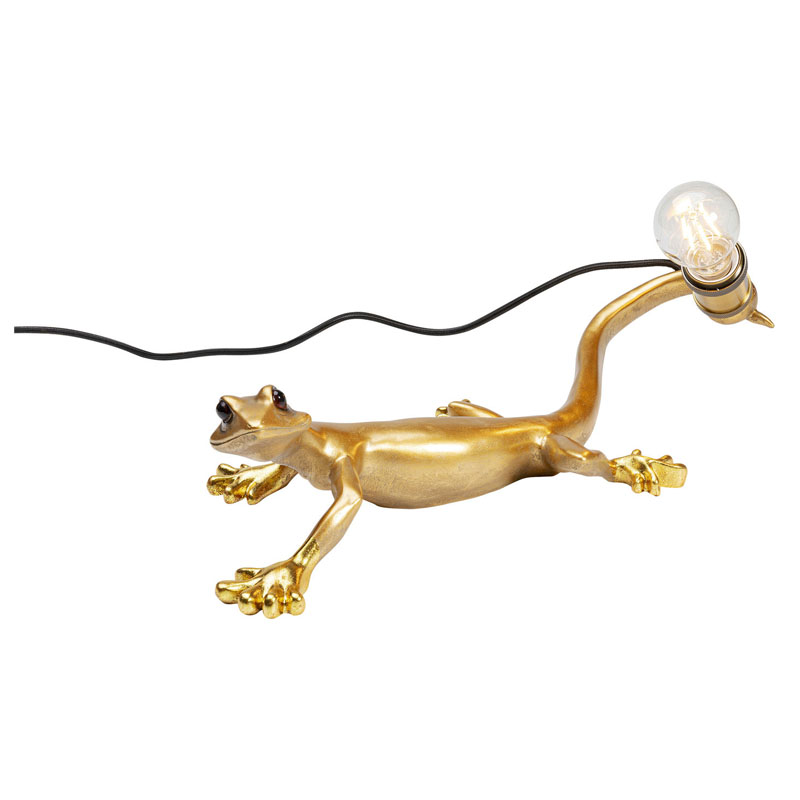 Настольная лампа Lizard Table Lamp Золотой Настольная лампа Lizard Table Lamp Золотой в Липецке | Loft Concept