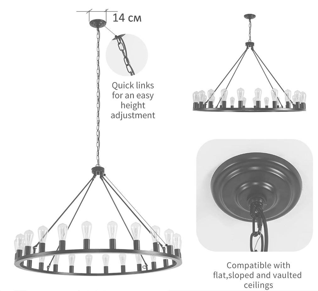 Люстра Camino Round Chandelier 18 Restoration Hardware  в Липецке