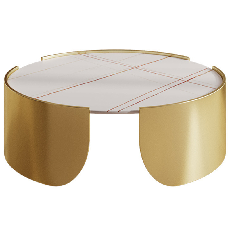 Кофейный стол Savage Coffee Table Золотой Бежевый Коричневый в Липецке | Loft Concept 