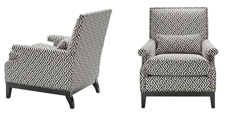 Кресло Eichholtz Chair Goldoni Black Кресло Eichholtz Chair Goldoni Black - Loft-Concept в Липецке