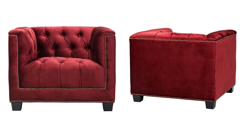 Кресло Eichholtz Chair Paolo Red Кресло Eichholtz Chair Paolo Red - Loft-Concept в Липецке