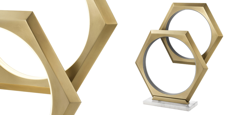 Настольная лампа Eichholtz Table Lamp Hexum Настольная лампа Eichholtz Table Lamp Hexum - Loft-Concept в Липецке