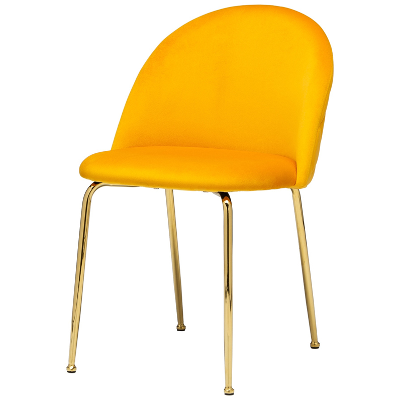 Стул Vendramin Dining Chair yellow Желтый Глянцевое золото Стул Vendramin Dining Chair yellow Желтый Глянцевое золото в Липецке | Loft Concept
