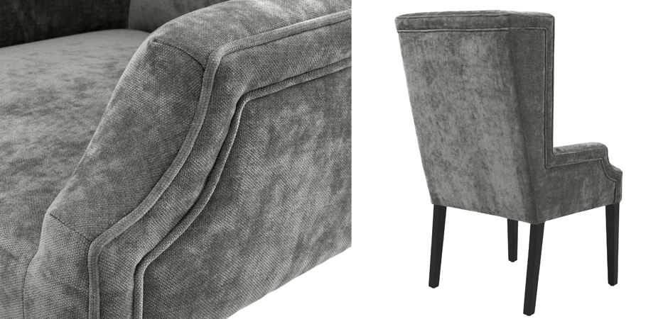Стул Eichholtz Dining Chair Tempio grey Стул Eichholtz Dining Chair Tempio grey - Loft-Concept в Липецке