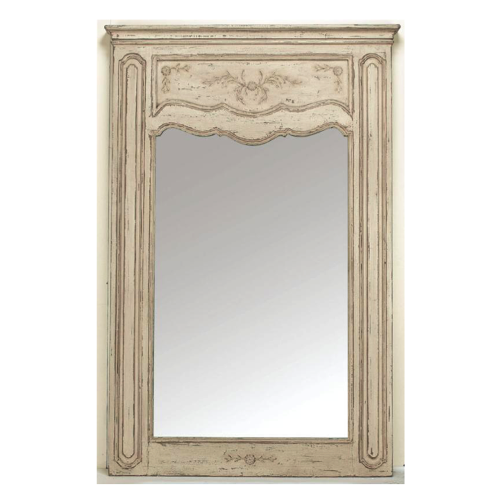 Напольное зеркало GRAND MIROIR TRUMEAU RECTANGULAIRE EN PIN GRIS CHATEAU DRX0 Бежево-серый Напольное зеркало GRAND MIROIR TRUMEAU RECTANGULAIRE EN PIN GRIS CHATEAU DRX0 Бежево-серый в Липецке | Loft Concept