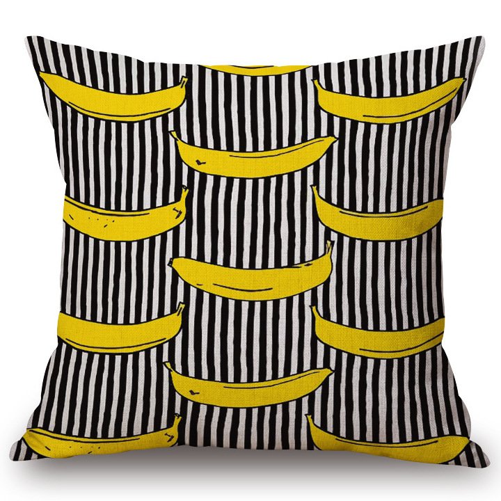 Декоративная подушка Black & White Stripes Декоративная подушка Black & White Stripes в Липецке | Loft Concept