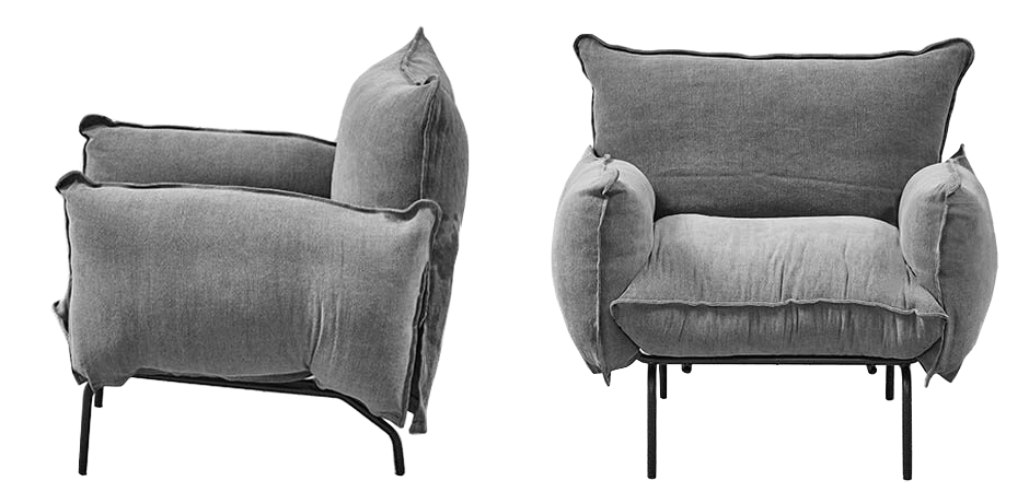 Кресло Elsa Armchair Gray Кресло Elsa Armchair Gray - Loft-Concept в Липецке