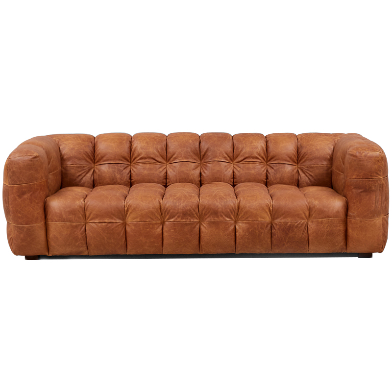 Диван Parks Leather Sofa Карамель Диван Parks Leather Sofa Карамель в Липецке | Loft Concept