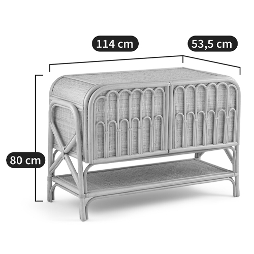 Шкаф-буфет из плетеного ротанга Joelle Wicker Furniture Шкаф-буфет из плетеного ротанга Joelle Wicker Furniture в Липецке