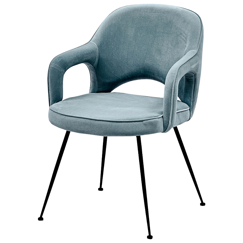 Стул Taube Stool Pastel Blue Голубой пастельный Черный Стул Taube Stool Pastel Blue Голубой пастельный Черный в Липецке | Loft Concept
