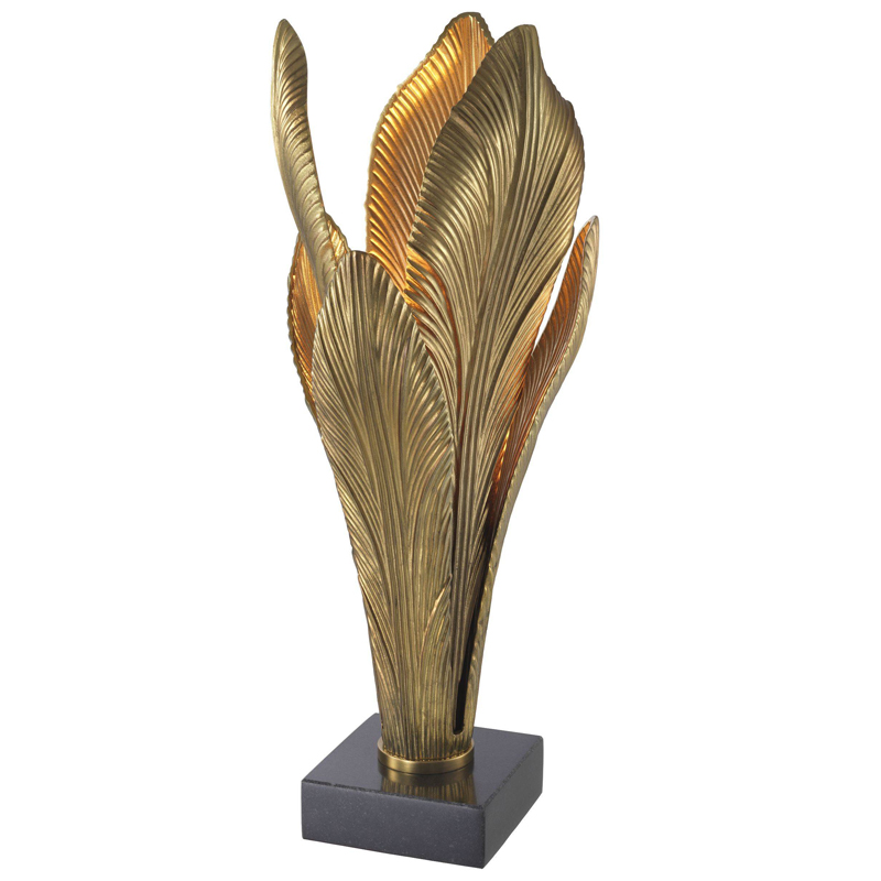 Настольная лампа Eichholtz Table Lamp Maui Золотой Черный Настольная лампа Eichholtz Table Lamp Maui Золотой Черный в Липецке | Loft Concept