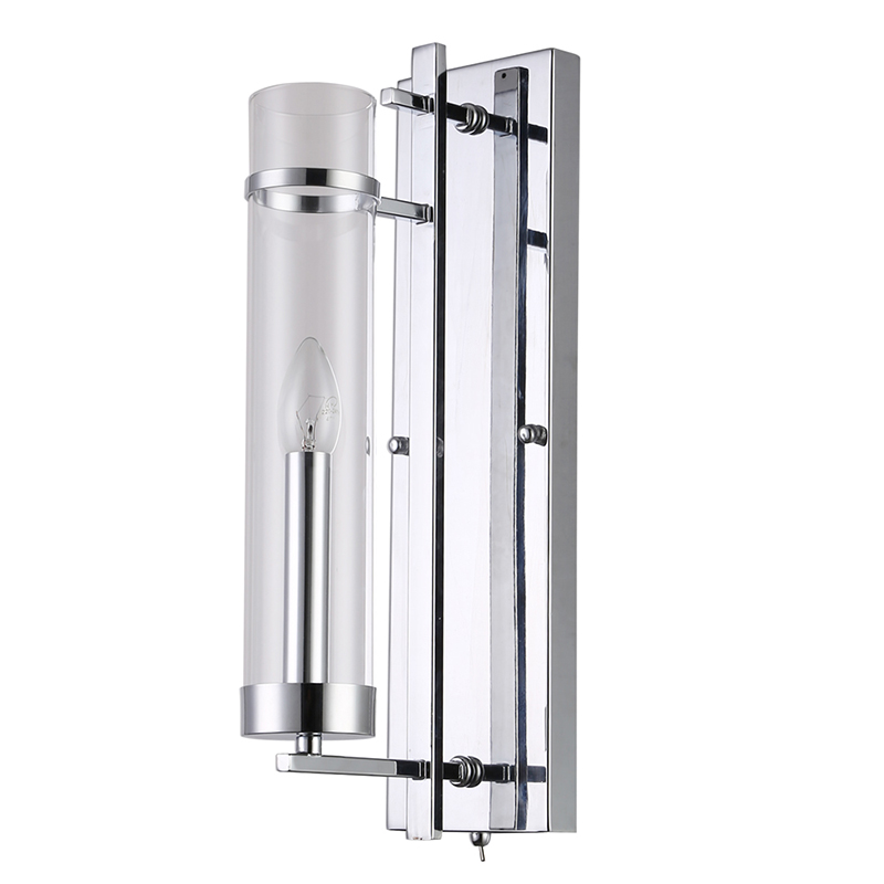Бра Trondheim Chrome Wall Lamp Хром Прозрачный Бра Trondheim Chrome Wall Lamp Хром Прозрачный в Липецке | Loft Concept