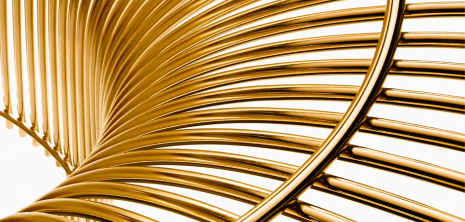 Стол Platner Coffee Gold Стол Platner Coffee Gold - Loft-Concept в Липецке