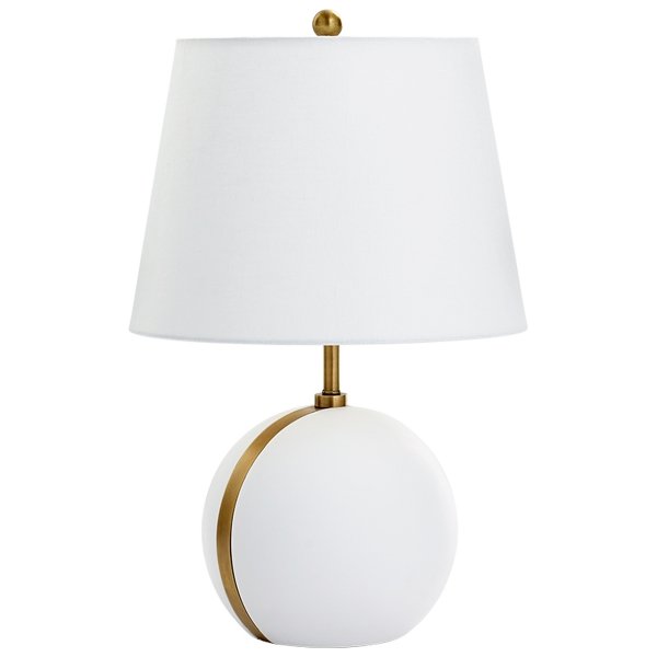 Настольная лампа Cyan Design Snow Moon Table Lamp Белый в Липецке | Loft Concept 
