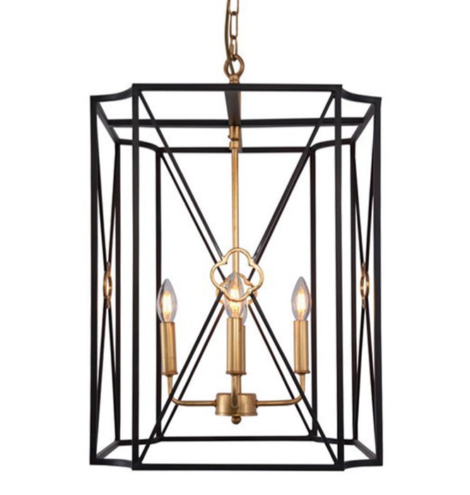 Подвесные светильники ROCK LANTERN Pendant lamp Золотой Черный Подвесные светильники ROCK LANTERN Pendant lamp Золотой Черный в Липецке | Loft Concept