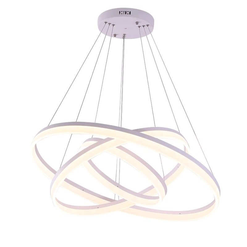 Люстра Chandeliers Rings White Белый Люстра Chandeliers Rings White Белый в Липецке | Loft Concept