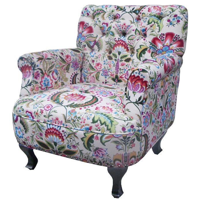 Кресло GIOVANNA Chair flower ornament Мульти Кресло GIOVANNA Chair flower ornament Мульти в Липецке | Loft Concept