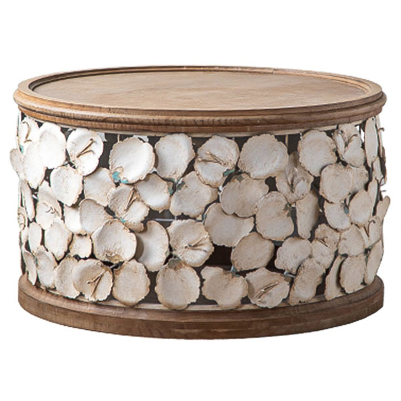 Кофейный стол Metal Petals Coffee Table Бежевый Древесина Кофейный стол Metal Petals Coffee Table Бежевый Древесина в Липецке | Loft Concept