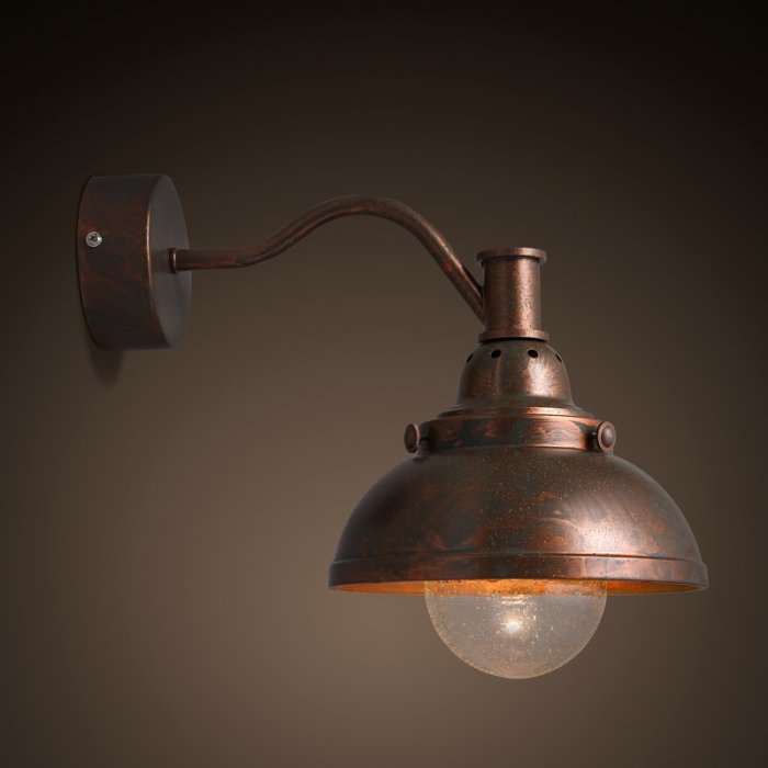 Настеный светильник Old Copper Bra Медь Настеный светильник Old Copper Bra Медь в Липецке | Loft Concept