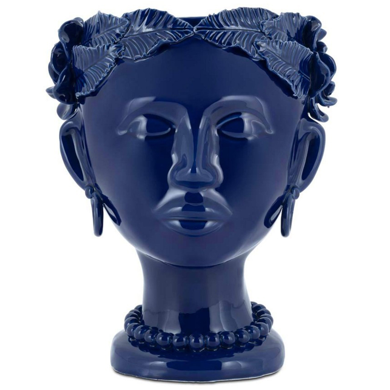 Ваза Vase Selva Mono Blue Синий Ваза Vase Selva Mono Blue Синий в Липецке | Loft Concept