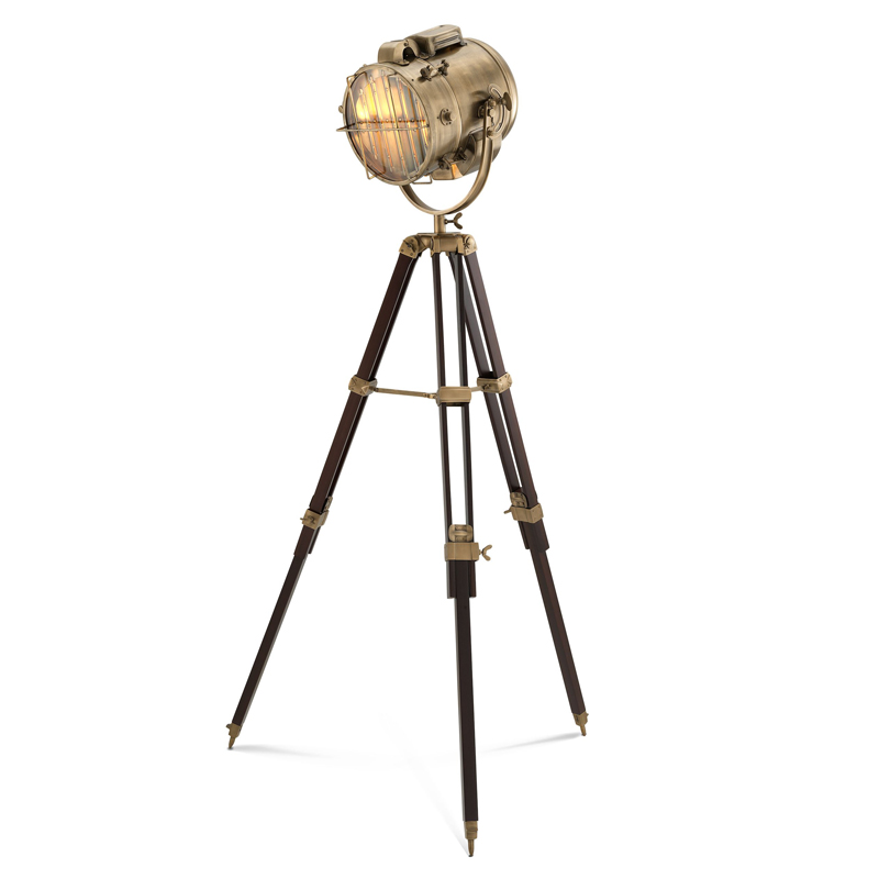 Торшер Eichholtz Floor Lamp Atlantic brass Латунь Коричневый Прозрачный Торшер Eichholtz Floor Lamp Atlantic brass Латунь Коричневый Прозрачный в Липецке | Loft Concept