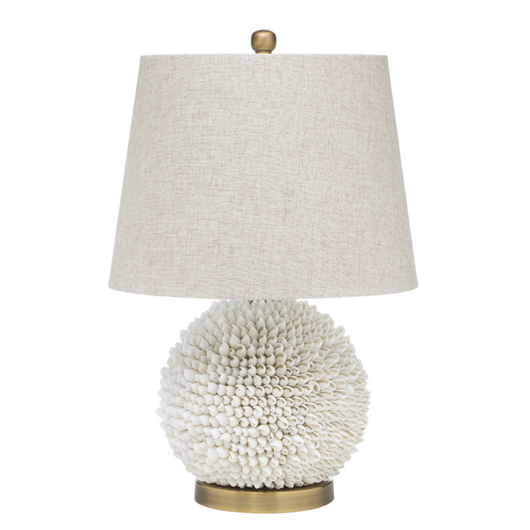 Настольная лампа Shell Lamp Бежевый Настольная лампа Shell Lamp Бежевый в Липецке | Loft Concept