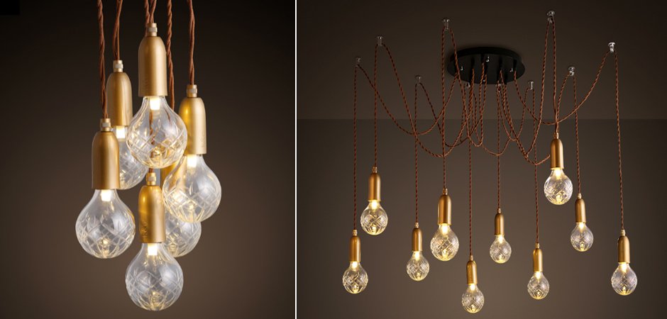 Подвесной светильник lee broom Ceare Crystal Bulb Chandelier Подвесной светильник lee broom Ceare Crystal Bulb Chandelier - Loft-Concept в Липецке