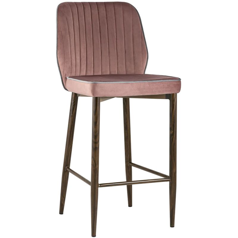 Стул Lawrence Chair Пыльно-Розовый Серый кант Розовый пастельный Светло-серый Коричневый Стул Lawrence Chair Пыльно-Розовый Серый кант Розовый пастельный Светло-серый Коричневый в Липецке | Loft Concept