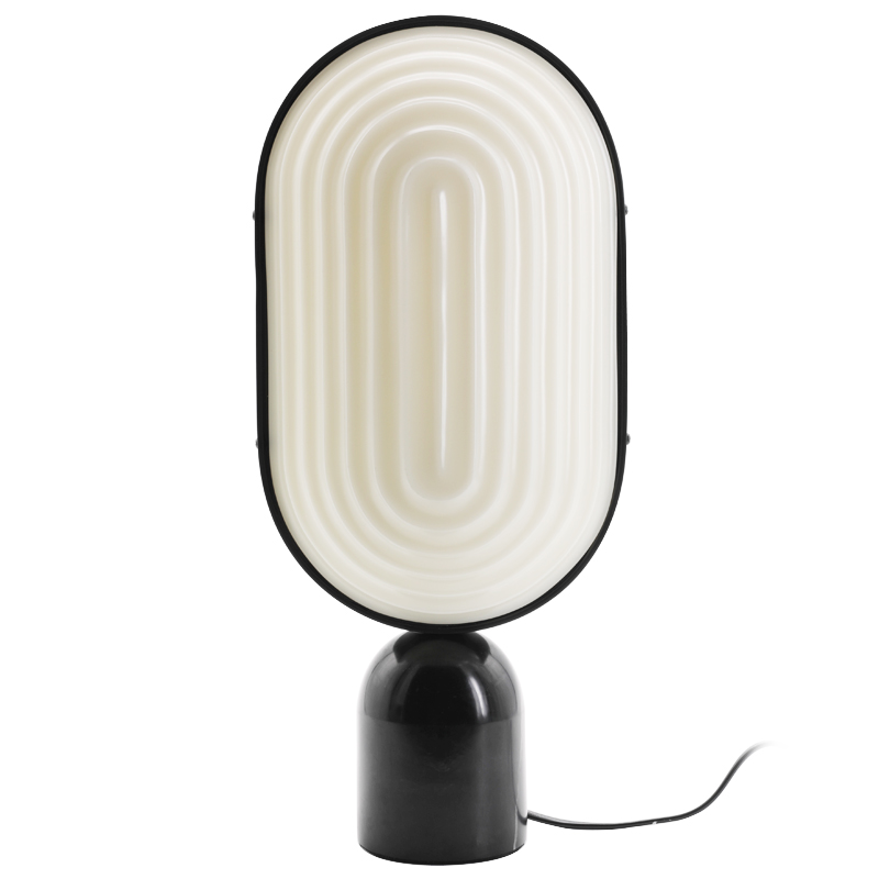 Настольная лампа Rosetta Table Lamp Черный Белый Настольная лампа Rosetta Table Lamp Черный Белый в Липецке | Loft Concept